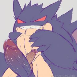 after_sex ai_generated cum cum_on_penis dick_between_thighs dominant domination eating_partner forced gay gay_domination gengar holding_partner huge_cock human legs_around_penis male penis pokemon pokemon_(species) pokemon_trainer pokephilia sitting_on_lap sitting_on_penis sitting_on_person soft_vore vore