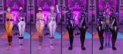 3d 3d_(artwork) 3girls barefoot bondage cameltoe d.va feet female female_focus female_only foot_fetish gag latex mummification overwatch skin_tight skinsuit sombra tagme tape tape_bondage tape_gag taped_hands taped_legs tracer