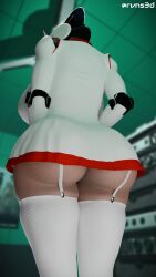 3d alternate_breast_size big_breasts big_butt breasts curvy curvy_figure dark-skinned_female dark_skin female female_only haydee haydee_(game) heels high_heels hips huge_breasts leotard nurse nurse_uniform rvns3d staring_at_viewer teasing tight_clothing tight_fitting_clothing