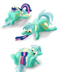 absorption_vore bonbon_(mlp) feral friendship_is_magic furry lyra_heartstrings_(mlp) my_little_pony noctulov vore what