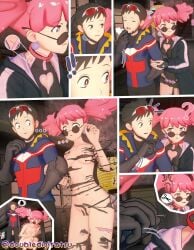 3d covering doubledigit64 embarrassed haimawari_kouichi kazuho_haneyama koikatsu my_hero_academia pop_step senftember senftember_(2025) thread_pull vigilante:_my_hero_academia_illegals wardrobe_malfunction