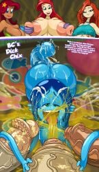 4futas ariel_(the_little_mermaid) barely_clothed bcdickchix big_breasts brendancorris futanari huge_breasts intersex marina_(zig_and_sharko) peeing piss_drinking pissing pissing_in_mouth pissing_on_floor precum red_hair ruby_gillman ruby_gillman,_teenage_kraken shell_bra smegma stink_clouds stink_lines tagme zig_and_sharko