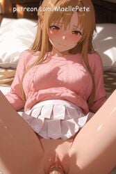 ai_generated ass beautiful beauty breasts clothing cute female girl girly human inside legs legs_apart love maellepetite missionary missionary_position naked nude nude_female pose pussy spread_legs sword_art_online thick_thighs vagina vaginal_penetration vaginal_sex yuuki_asuna