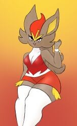 big_breasts breasts cinderace female furry huge_breasts nerdyreindeer pokémon_(species) pokemon pokemon_(species) tagme thick_thighs wide_hips