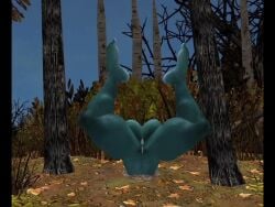 1boy 1boy1girl 1girls 3d 3d_animation animated anthro big_feet big_legs big_woman buried buried_headfirst feet feet_up female female_nudity foot_fetish forest forest_background forest_sex implied_anal lower_body lower_teeth_only male male_feet mara_(oc) menacing mlgdoe pussy pussy_lips pussy_out shorter_than_30_seconds soles soles_female soles_fetish sound struggling struggling_to_get_out stuck stuck_in_floor tagme upside-down video xemnasxd xnalara