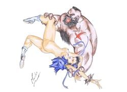 chun-li female street_fighter tagme the_master_(artist) zangief