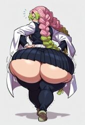 ai_generated big_ass demon_slayer gigantic_ass gvukub huge_ass kanroji_mitsuri thick_thighs walking wide_hips wobbling_ass