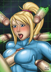 aaaninja female high_tech human male metroid nintendo samus_aran straight tagme zero_suit zero_suit_samus