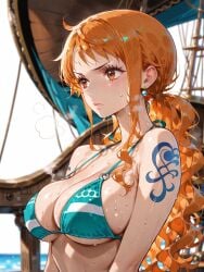 ai_generated bikini_top female female_only garnet849 nami_(one_piece) one_piece