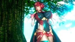 fully_clothed honey_select large_breasts pyra river_rock xenoblade_(series) xenoblade_chronicles_2