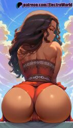 1female 1girls ai_generated ass ass_focus back blush breasts brown_eyes brown_hair camel_toe cameltoe curvaceous curvaceous_body curvaceous_female curvaceous_figure dark-skinned_female dark_skin disney disney_princess electroworld female female_focus female_only highres inviting_to_sex looking_back moana moana_waialiki panties pleasure_face pleasured_female pov seductive seductive_female seductive_look seductive_pose shiny_skin sitting solo solo_female solo_focus sweat sweatdrop sweaty_body trembling trembling_for_pleasure uncensored voluptuous voluptuous_female wet