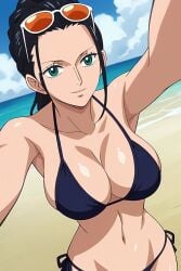 ai_generated bikini costemania female female_only nico_robin one_piece