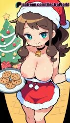 1female 1girls ai_generated areola areolae blush breasts brown_hair christmas christmas_clothing christmas_decorations christmas_lights christmas_outfit christmas_present christmas_tree cookie cookies curvaceous curvaceous_body curvaceous_female curvaceous_figure electroworld female female female_focus happy_new_year highres hilda_(pokemon) inviting_to_sex new_year nintendo nipples no_bra nude nude_female pleasure_face pleasured_female pokemon pokemon_bw pov seductive seductive_female seductive_look seductive_pose solo solo_female solo_focus tree trembling trembling_for_pleasure uncensored voluptuous voluptuous_female wet wet_body wet_skin