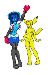 cosplay dennis_clark jessie_(pokemon) nintendo pikachu pokemon team_rocket