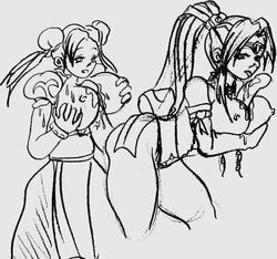 chun-li clothing cum outercourse paizuri shaia_hishizaki sketch street_fighter tagme voltage_fighter_gowcaizer