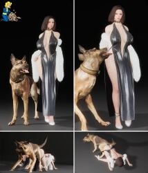 3d beastiality bethesda_softworks canine dogmeat emotrashcan fallout gala knotting vault_dweller