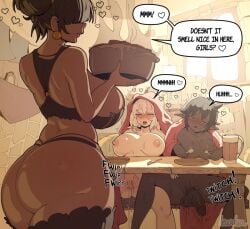 1futa 2girls age_difference aphrodisiac areolae artist_name ass balls bangs bare_breasts bare_legs big_ass black_hair black_skin blanket blonde_hair blush bottomless bra breasts clothed_female_nude_female clothed_female_nude_futa dark-skinned_futa dark_skin daughter dazed dialogue dickgirl drunk ear elf english_text erection eyelids female femsub fingering_self food futa_with_female futanari futasub hair_over_eyes heart heavy horny huge_ass huge_breasts human humanoid humanoid_penis hypnosis hypnotic_smell intersex large_breasts large_penis legs legs_spread lewdua lingerie lola&#039;s_mom_(lewdua) lola_(lewdua) long_hair masturbation mostly_nude mother mother_and_daughter mouth multiple_subs naked_blanket nipples nude nude_female nude_futa o-ring o-ring_top open open_mouth original pale_skin pamela_(lewdua) panties parent parent_and_child penis pointy_ears precum precum_drip pussy pussy_juice pussy_juice_drip pussy_juice_puddle round_ass sitting speech_bubble standing sweat table tavern testicles text thick_thighs tongue tongue_out topless uncensored waitress wide_hips