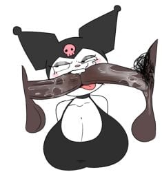 1girls 2025 2boys 2boys1girl annoyed annoyed_expression anthro big_breasts black_eyeshadow black_top black_topwear blowjob breasts clothing dark-skinned_male dark_body dark_eyelids dark_eyeshadow dark_skin demon double_blowjob double_fellatio double_oral double_penetration fellatio female hat headgear headwear human human_on_anthro interspecies kuromi male male/female mammal onegai_my_melody oral oral_sex penile penis pink_skull pubes pubes_in_mouth pubic_hair rolling_eyes saliva saliva_on_penis sanrio savagensfw sex shaved_crotch shaved_penis shaved_pussy teeth teeth_showing teeth_visible tongue tongue_out trio unshaved