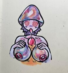 hypno-shroom (pvz) from plants vs zombies by thunder steak (artist)