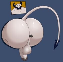 2boys anal_sex animated ass back_view balls big_ass big_balls big_butt big_penis bouncing_ass bouncing_butt bouncing_penis demon erection from_behind gay human humanoid male/male naughty_rexkuro penetration penis sex short_playtime size_difference small_dom_big_sub tagme video white_skin zedruux_andras_(naughty_rexkuro)