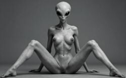 ai_generated alien classic_alien grey_alien presenting roswell_grey spread_legs