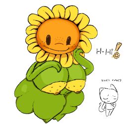sunflower (pvz) from plants vs zombies by akuro kitty (artist)