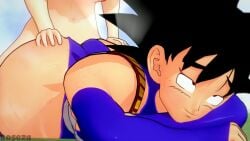 2boys 3d ambush_(trap) anal_sex animated bisexual black_eyes black_hair dragon_ball dragon_ball_super dragon_ball_z femboy gay koikatsu krillin kuririn looking_pleasured penis roseza sex small_dom_big_sub smaller_male son_goku sound tagme video yaoi