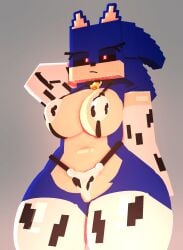 3d big_breasts bikini bikini_bottom bikini_top blue_body blue_fur blue_hair bra breasts choker collar collar_bell coresvoid cow_print cow_print_armwear cow_print_bikini cow_print_bra cow_print_panties cow_print_thighhighs curvy curvy_body curvy_female curvy_figure curvy_hips curvy_thighs digital_media_(artwork) female genderswap_(mtf) hi_res horny_female hourglass_figure looking_at_viewer mine-imator minecraft monster_girl panties red_eyes rule_63 shadow smooth_skin solo sonic.exe sonic.exe_(character) sonic.exe_(series) sonic_(series) sonic_the_hedgehog sonic_the_hedgehog_(series) sonique.exe thick_thighs thighs wide_hips