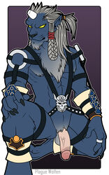 1boy anthro final_fantasy final_fantasy_x kimahri male male_only nude penis plague_wolfen solo tagme xplaguexwolfenx