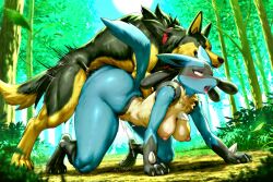 lucario from patreon by floresai