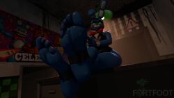 16:9 2025 3d_(artwork) 4_fingers 4k 5_toes absurd_res animatronic anthro black_clothing black_leotard blue_body bow_tie clothed clothing colored_nails crossdressing crossed_legs desk digital_media_(artwork) eyelashes eyeshadow feet femboy fingers fingers_together five_nights_at_freddy&#039;s five_nights_at_freddy&#039;s_2 foot_fetish foot_focus fortfoot furniture green_eyes hands_together hi_res humanoid_feet humanoid_hands lagomorph leotard leporid looking_at_viewer machine makeup male mammal nails office office_desk on_table plantigrade rabbit red_cheeks red_nails robot scottgames sitting sitting_on_desk sitting_on_table soles solo source_filmmaker_(artwork) table teasing teasing_viewer teasing_with_feet thick_thighs toes toy_bonnie_(fnaf) white_sclera wide_hips widescreen