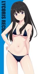 1girls almost_naked almost_nude arm_behind_back ass_visible_through_thighs bare_arms bare_belly bare_chest bare_hands bare_hips bare_legs bare_midriff bare_navel bare_shoulders bare_skin bare_thighs bare_torso belly belly_button bikini bikini_bottom bikini_only bikini_top black_bikini black_bikini_bottom black_bikini_top black_hair black_hair_female black_string_bikini black_swimsuit black_swimwear blank_expression blank_eyes blank_stare breasts collarbone contrapposto digital digital_art digital_drawing digital_drawing_(artwork) digital_media digital_media_(artwork) elbows emotionless exposed_arms exposed_belly exposed_chest exposed_hips exposed_legs exposed_midriff exposed_navel exposed_shoulders exposed_skin exposed_thighs exposed_torso eyebrows_visible_through_hair female female_focus female_only fingers groin halterneck hand_behind_back hand_on_hip hand_on_own_hip hand_on_own_waist hand_on_waist head_tilt high_resolution highres hip_dips inguinal_crease inguinal_ligament inoue_takina kiniro_tofu lean_figure long_hair looking_at_viewer lycoris_recoil medium_breasts midriff mostly_nude naked naked_female naked_woman narrow_waist navel nearly_nude neutral_expression nude nude_female nudity petite petite_body petite_breasts petite_female petite_girl petite_tits practically_nude purple_eyes purple_eyes_female shiny_breasts shiny_hair shiny_legs shiny_skin shiny_thighs shoulders sideboob simple_background slender_body slender_waist slim_waist solo standing string_bikini swimsuit swimwear teen_girl teenage_girl teenager thigh_gap thighs tilted_head underboob upper_body white_background wide_hips young_female young_woman