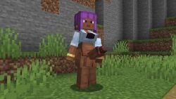 3d balls breasts dark-skinned_female dark_skin efe_(minecraft) female flaccid furry futanari gameplay huge_cock human justaybum masturbation microsoft minecraft minecraft_mod mojang nipples nude purple_hair pussy short_hair tagme vagina video video_game_character video_game_franchise video_games