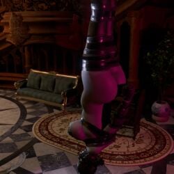 1girl 3d abduction alcina_dimitrescu animated arms_behind_back bondage bound captured female female_only gag gagged indoors kidnapped maledecten mansion mittens mp4 naked naked_female nude nude_female resident_evil resident_evil_8:_village struggling suspension tagme tape tape_bondage taped_hands upside-down video