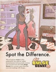 absurd_res ahe_gao anthro blush breath clothing excessive_feces feces felid feline female fictional_product hi_res hyper hyper_feces hyper_scat looking_pleasured mammal panting scat seraphina_shameless soiling soiling_underwear solo solo_focus spot_the_difference torn_clothing