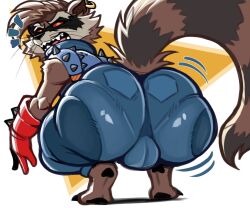 rocket raccoon from marvel by nathanatwar