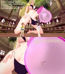 1futa 3d 3girls bikini blonde_hair brown_hair condom condom_filling cum cum_in_condom cynthia_(pokemon) drowning_in_cum ejaculation english_text female futa_giantess futanari giantess giantess_futa hilda_(pokemon) huge_cock intersex koikatsu may_(pokemon) nintendo penis pokemon pokemon_bw pokemon_dppt pokemon_rse pokemon_xy serena_(pokemon) shrunken_female size_difference swimsuit text trapped_in_condom xavierhuge