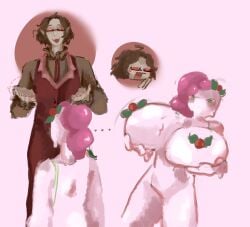 ... 2026 2d 2d_(artwork) 2girls action_lines anthro berries berry big_breasts blush blush_lines breasts brown_clothing brown_hair brown_shirt burgundy_clothing business_suit clothed clothed_female clothed_female_nude_female comic_panel dotted_line elf_ears female female_only food_creature green_eyes happy happy_female height_difference hi_res high_resolution highres holding_breast jamу jelly_hair leaking light_pink_background light_pink_body massive_breasts milky_kissel mini_comic nipples_covered no_genitals no_mouth no_nipples no_pussy no_vagina no_visible_genitalia oc offering offering_to_another open_mouth original original_character pale-skinned_female pale_skin pink_background pink_body pink_hair red_glasses rica_(jamу) short_female showing simple_background slime_hair small_breasts smile smiling tall_female thick_thighs