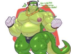vector the crocodile from sega by darkpolari