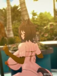 3d agnes_tachyon_(umamusume) bouncing_ass bouncing_breasts brown_hair horse_ears huge_breasts jiggle koikatsu taf4mad tagme twerking umamusume video