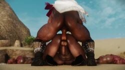 3d 3d_(artwork) 3d_model 3d_render anal anal_sex animated badcontroller bara dark-skinned_male dark_skin gay male male_only muscular muscular_male sound tagme video