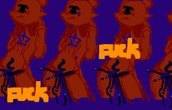 ambiguous_gender anthro anthro_male anthro_only artistic_nude bear blue_background bow_tie bowtie crotch dubcon dubious_consent english english_text f_word five_nights_at_freddy's fluid fnaf freddy_fazbear's_pizzeria_simulator fuck furry furry_male furry_only hands_behind_back low_res male male_anthro male_furry male_only missing_accessory no-human no_human no_humans non-human non-human_only only_furry only_male orange_fur plain_background possible_rape profanity questionable_consent red_bowtie rockstar_freddy simple_background sweat_drops text uncomfortable ursid ursine vent_art vent_art_(?) video_games