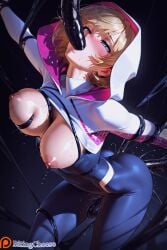 1girls absurd_res ai_generated beautiful beautiful_female beautiful_girl big_breasts bitingcheese black_suit black_tentacle black_tentacles blonde-haired_female blonde_female blonde_hair blue_eyes blush blushing_female bondage breasts breasts_out exposed exposed_breasts exposed_nipples female female_focus female_penetrated hi_res high_resolution highres holding_breast huge_breasts large_breasts light-skinned_female light_body light_skin looking_tired looking_up marvel nipples nipples_outside nipples_visible patreon_logo patreon_username precum sex spider-gwen spider_girl spider_web spider_web_pattern symbiote symbiote_takeover tagme tendrils tentacle tentacle_in_ass tentacle_in_mouth tentacle_in_pussy tentacle_penetration tentacle_sex thick_ass thick_legs thick_thighs thighs tired tired_expression tired_eyes tired_look venom_(marvel) web_bondage webbed webbed_arms webbed_hands webbed_legs webbing white_suit