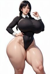 1female 1girls ai_generated ass big_ass big_breasts big_butt brasil_louco breasts bubble_ass bubble_butt curvaceous curvy curvy_body curvy_figure dominant dominant_female emo fat_ass female female_only front_view full_body fully_clothed gothic gothic_girl huge_breasts large_ass large_breasts looking_at_viewer milf_body seducing seducing_viewer seductive seductive_look sexy sexy_body sexy_pose simple_background solo solo_female solo_focus tagme the_addams_family thick_ass thick_body thick_butt thick_thighs voluptuous voluptuous_body voluptuous_female wednesday_addams white_background