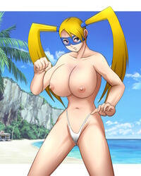 alternate_breast_size female female_only human mokusa rainbow_mika solo street_fighter tagme