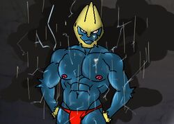 anthro buffurun color male male_only manectric pokémon_(species) pokemon solo