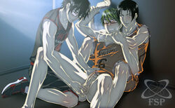 kazunari_takao kuroko's_basketball kuroko_no_basuke male male_only shintaro_midorima shoichi_imayoshi yaoi