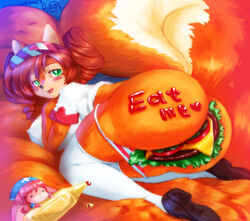 boob_burger grimace hamburger mascot mcdonald's pussy_burger vore your_order_is_ready_(meme)