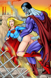 anal anal_sex bizarro dc female hair_grab hair_pull huge_cock lips male medium_breasts monster monster_rape panties_down penis rape rhaydar skin_tight supergirl superman_(series) tagme thick_lips veiny_penis