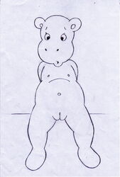 :o anthro anthro_female anthro_only backyardigans belly belly_button female female_only flat_chest flat_chested hippo hippopotamus naked naked_female nick_jr nickelodeon nipples no_color no_sex nude nude_anthro nude_female slightly_chubby slightly_chubby_anthro slightly_chubby_female solo solo_female tagme tasha_(backyardigans) vulva younger younger_female